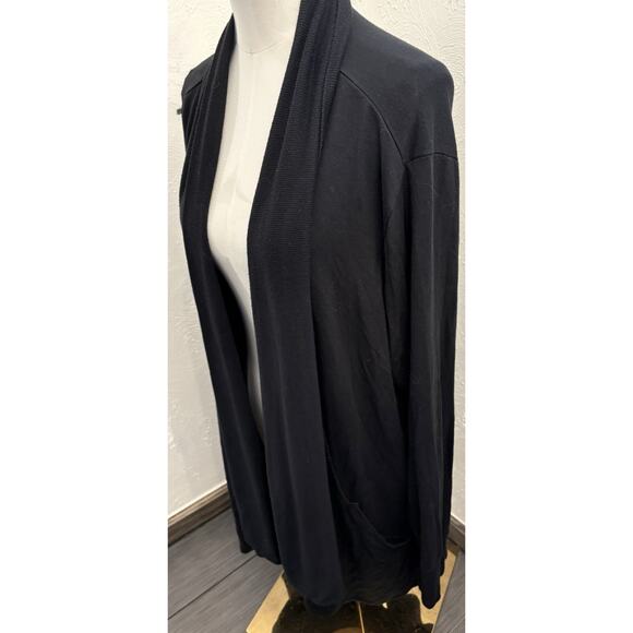 Athleta Women's Black Pranayama Wrap Sweater Cardigan 777944-00 Size 2X - Picture 2 of 5